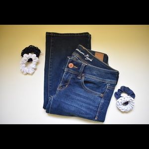 American Eagle Stretch Slim Boot Dark Wash Jeans!